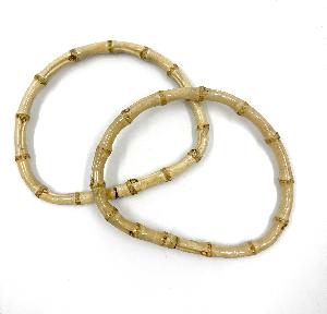 Ручки из бамбука, цвет светлое дерево, 2 шт. 